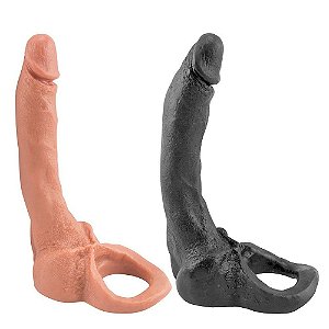 Anel Pênis De Borracha Maciça 16,2 X 2,6cm Prazer E Cia