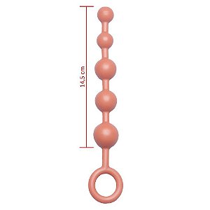 Plug Anal 5 Ball 14,5 X 2,3cm Hot Flowers
