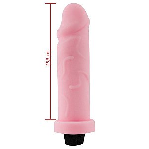 Prótese Vibrador Cyber 17 X 4cm Sexy Fantasy
