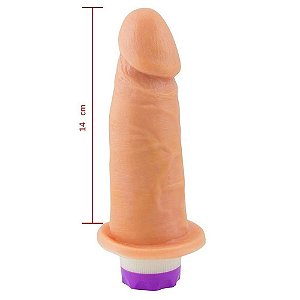 Prótese Vibrador Interno 14 X 4cm Sexy Fantasy