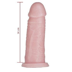 Pênis De Borracha Vértebra Cyber 17 X 5cm Hot Flowers