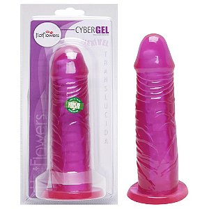 Pênis De Borracha Cyber Vértebra 17 X 4cm Hot Flowers