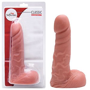 Pênis Borracha Maciço 19,5 X 5cm Hot Flowers