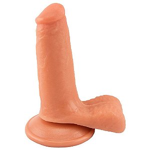 Pênis De Borracha Maciça 12 X 2,7cm Prazer E Cia