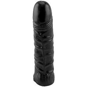 Pênis De Borracha Maciça 17 X 3,7cm Prazer E Cia