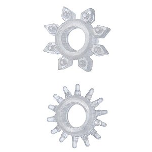 Anel Estimulador Com Saliência 2 Unidades Hot Flowers