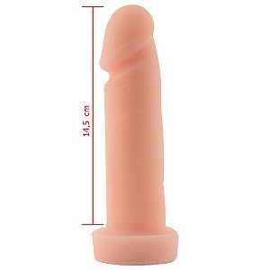 Prótese Maciça Em Cyberskin 16 X 4cm Sexy Fantasy