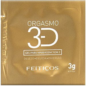 Sachê Orgasmo 3d Excitante 3g Feitiços