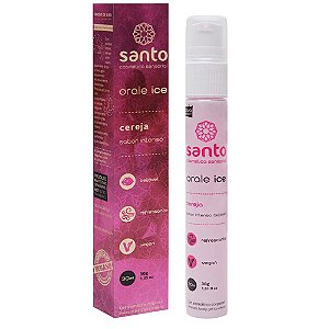 Orale Ice Gel Comestível Sabor Intenso 30ml Santo
