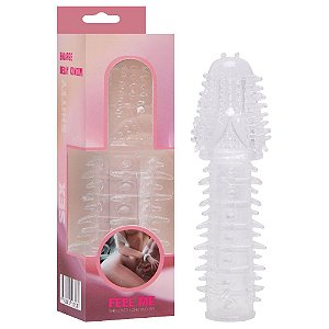 Capa Peniana Com Cerdas Massageadoras 15cm Vipmix