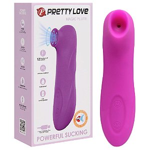 Magic Flute Estimulador Clitoriano 12 Modos De Sucção Vipmix