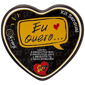 Kit Sensual Eu Quero Hétero Garji