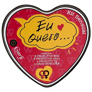 Kit Sensual Eu Quero Lésbica Garji