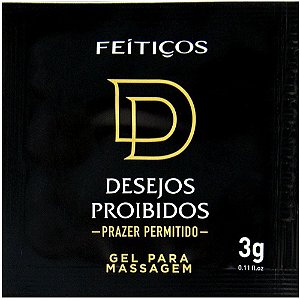 Sachê Desejos Proibidos Dessensibilizante Anal 3g Feitiços