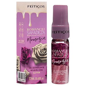 Romance Com Safadeza Gel Beijável Glitter 17ml Feitiços