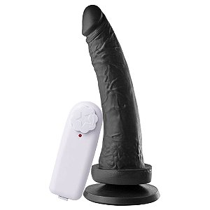 Prótese Vibrador Com Ventosa 17,5 X 3,5cm Soulsex