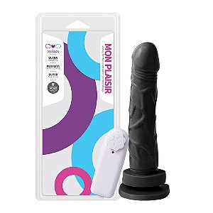 Prótese Vibrador Externo Ventosa 18,5 X 3,5cm Soulsex