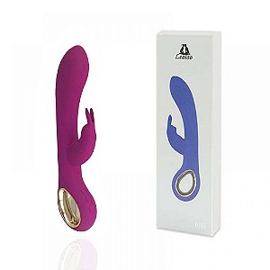 Vibrador Ponto G Com Alça Em Metal Dourado Lealso Vipmix