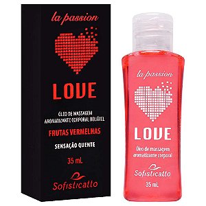 Love Hot óleo Beijável Massagem 30ml Sofisticatto