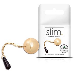 Pingente Vaginal Metal Com Pedra Gota 2,4cm 25g Sexy Fantasy