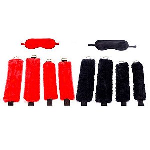 Kit Bondagem Pelúcia Sexy Fantasy