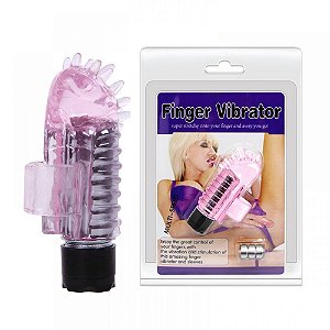 Dedeira Vibratória Com Saliências Finger Vibrator Vipmix