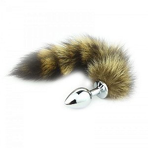 Plug Anal Em Metal De 7cm Com Cauda Vipmix