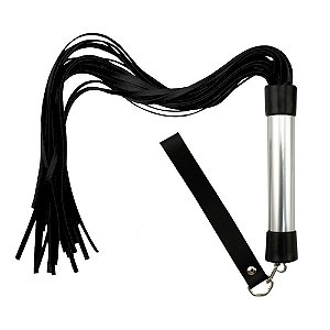 Chicote Base Alumínio Com 24 Tiras 40cm Dominatrixxx