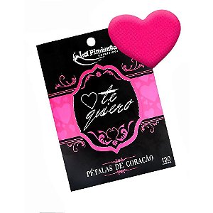 Pétalas Coração Rosa 120 Unidades La Pimienta