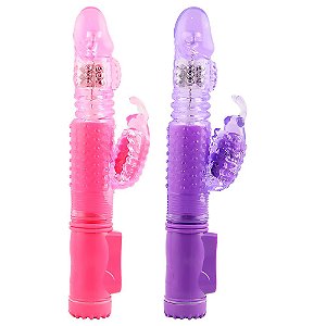 Vibrador Rotativo Sobe E Desce Pérolas Internas 23 X 3,5cm Vipmix