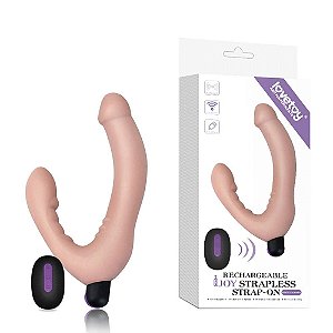 Vibrador Strapless Wireless 10 Vibrações Lovetoy Joy Strapless Vipmix