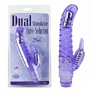 Vibrador Ponto G Anelado Dual Stimulator Curve Seducrion Vipmix