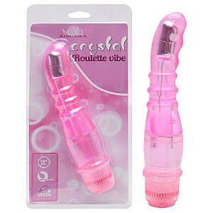 Vibrador Ponto G Multivelocidade Crystal Roulette Vibe Vipmix