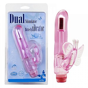 Vibrador Estimulador Borboleta Crystal Butterfly Vipmix