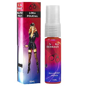Loka Policial Bala Spray Vibrante 15ml Loka Sensação