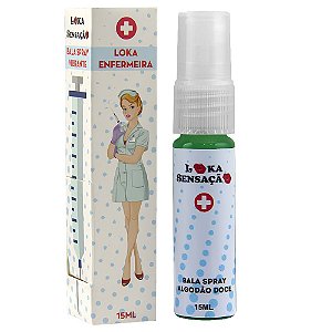 Loka Enfermeira Bala Spray Vibrante 15ml Loka Sensação