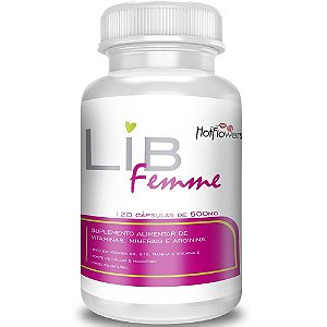 Libfemme Suplemento Vitamínico 120 Cápsulas Hot Flowers