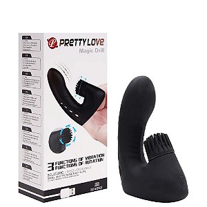 Dedeira Rotativa 3 Vibrações Pretty Love Magic Drill Vipmix