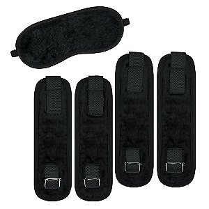Kit Sensual Bondagem Pelúcia La Pimienta