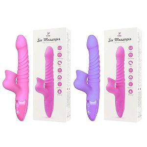 Vibrador Vai E Vem 7 Vibrações Sex Massager Dibe Vipmix