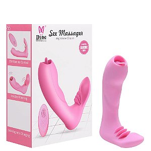 Estimulador Clitoriano Penetrador Ponto G Língua Vipmix