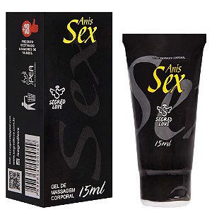Anis Sex Gel Facilitador Anal 15ml Segred Love