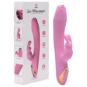 Vibrador Com Aquecimento Rabbit 7 Movimentos Vipmix