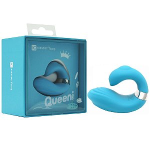 Mini Massageador Queeni 5 Vibrações Kisstoy Vipmix