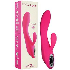Vibrador Hot Vibe Touch 07 Vibrações Hot Flowers