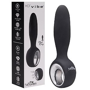 Vibrador Hot Vibe Plug Ring 12 Vibrações Sem Fio Hot Flowers