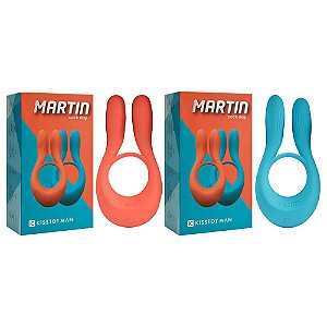 Vibrador Luxo 10 Vibrações Martin Cock Ring Kisstoy Vipmix