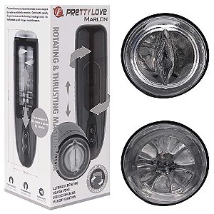 Masturbador Em Silicone 10 Vibrações Pretty Love Marlon Vipmix