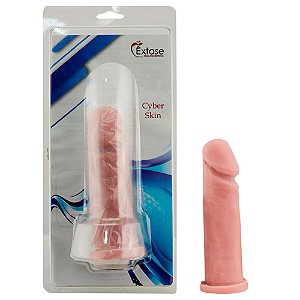 Capa Peniana Real Cyber Skin 16,5 X 3,5cm êxtase