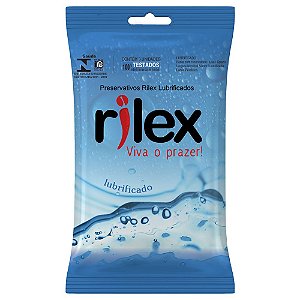 Preservativo Tradicional Lubrificado 03 Unidades Rilex